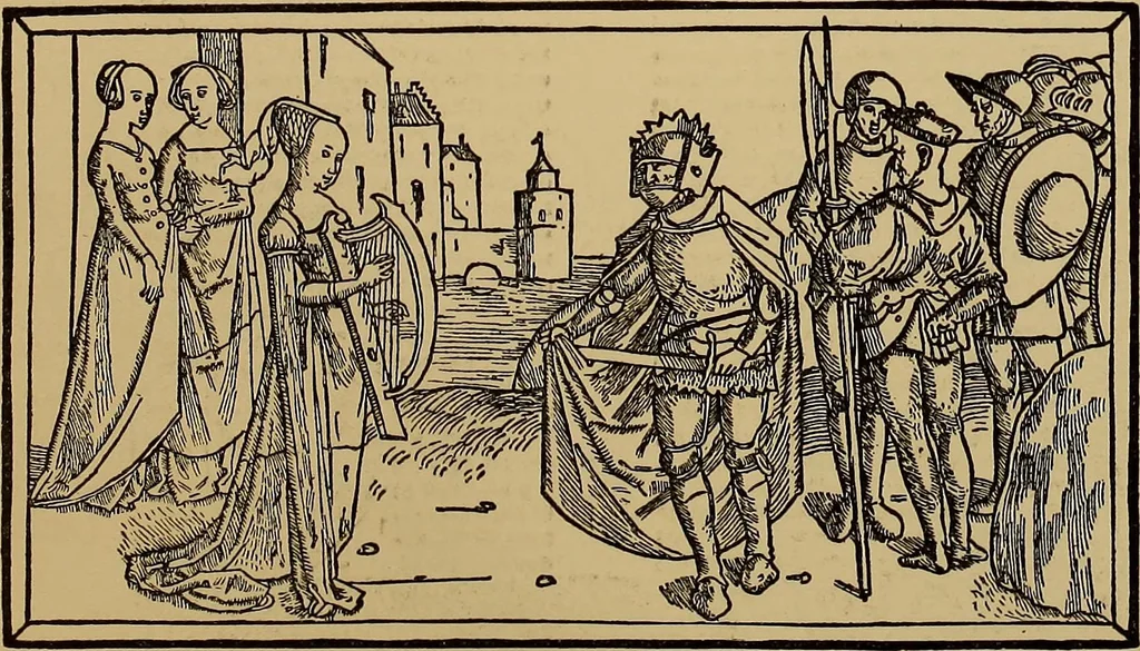 An illustration from Das Alte buch und seine ausstattung vom XV. bis zum XIX. jahrhundert: buchdruck, buchschmuck und einbände, 1915, leaf 58