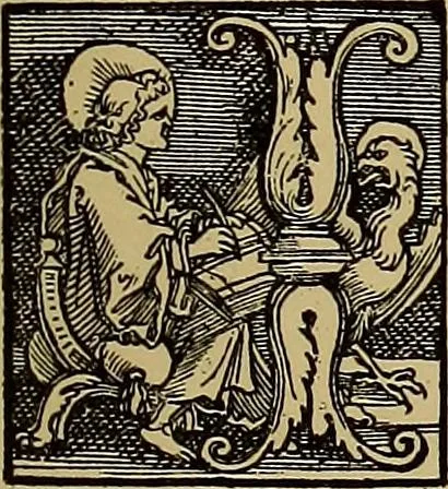 An illustration from Das Alte buch und seine ausstattung vom XV. bis zum XIX. jahrhundert: buchdruck, buchschmuck und einbände, 1915, leaf 61