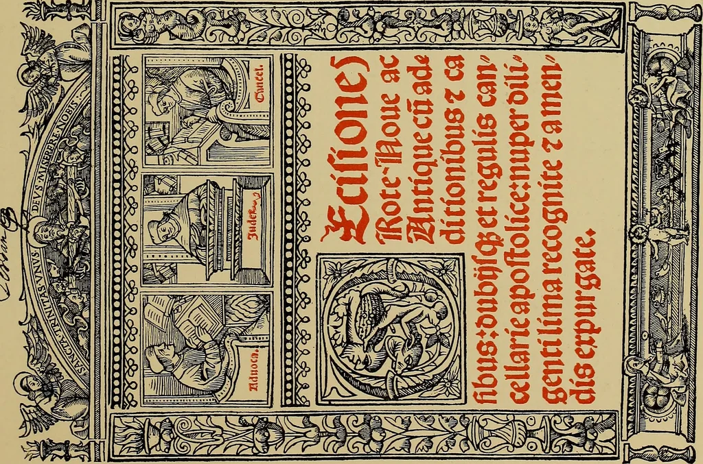 An illustration from Das Alte buch und seine ausstattung vom XV. bis zum XIX. jahrhundert: buchdruck, buchschmuck und einbände, 1915, leaf 63