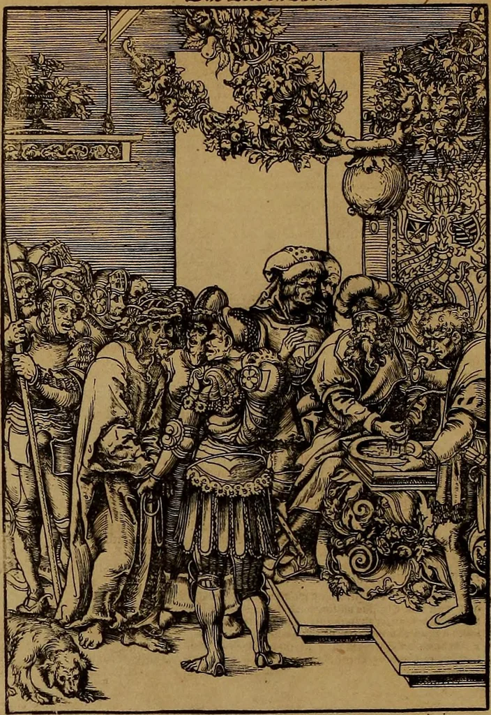 An illustration from Das Alte buch und seine ausstattung vom XV. bis zum XIX. jahrhundert: buchdruck, buchschmuck und einbände, 1915, leaf 68