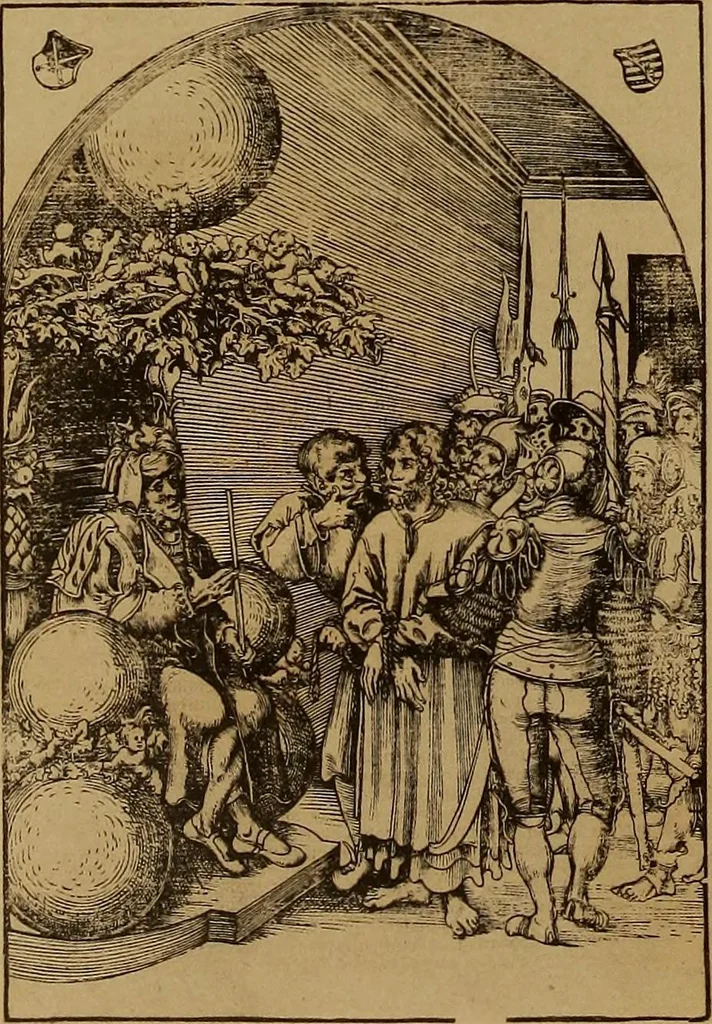 An illustration from Das Alte buch und seine ausstattung vom XV. bis zum XIX. jahrhundert: buchdruck, buchschmuck und einbände, 1915, leaf 68