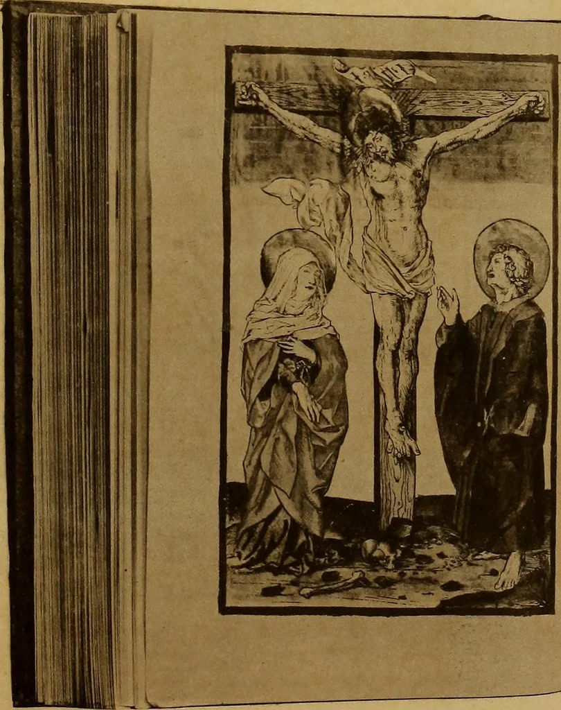 An illustration from Das Alte buch und seine ausstattung vom XV. bis zum XIX. jahrhundert: buchdruck, buchschmuck und einbände, 1915, leaf 71