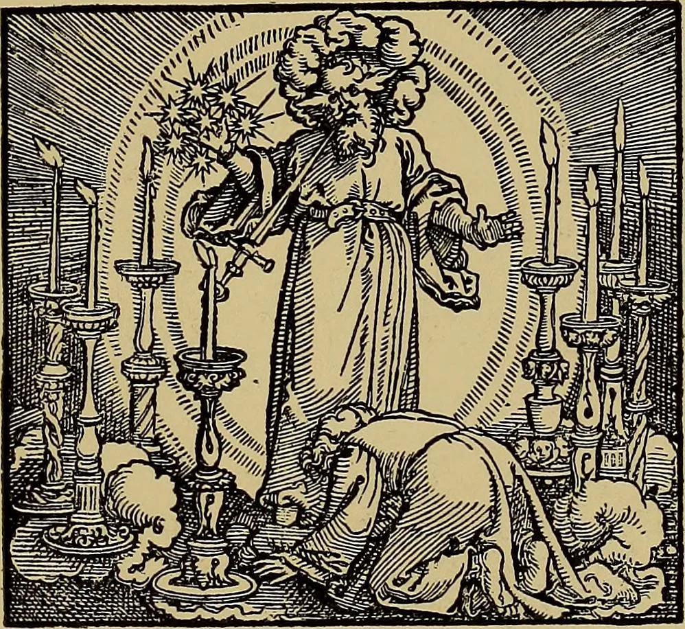 An illustration from Das Alte buch und seine ausstattung vom XV. bis zum XIX. jahrhundert: buchdruck, buchschmuck und einbände, 1915, leaf 73
