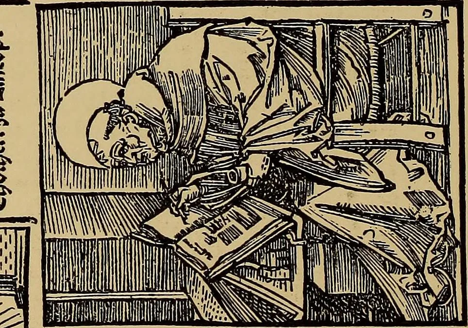 An illustration from Das Alte buch und seine ausstattung vom XV. bis zum XIX. jahrhundert: buchdruck, buchschmuck und einbände, 1915, leaf 80
