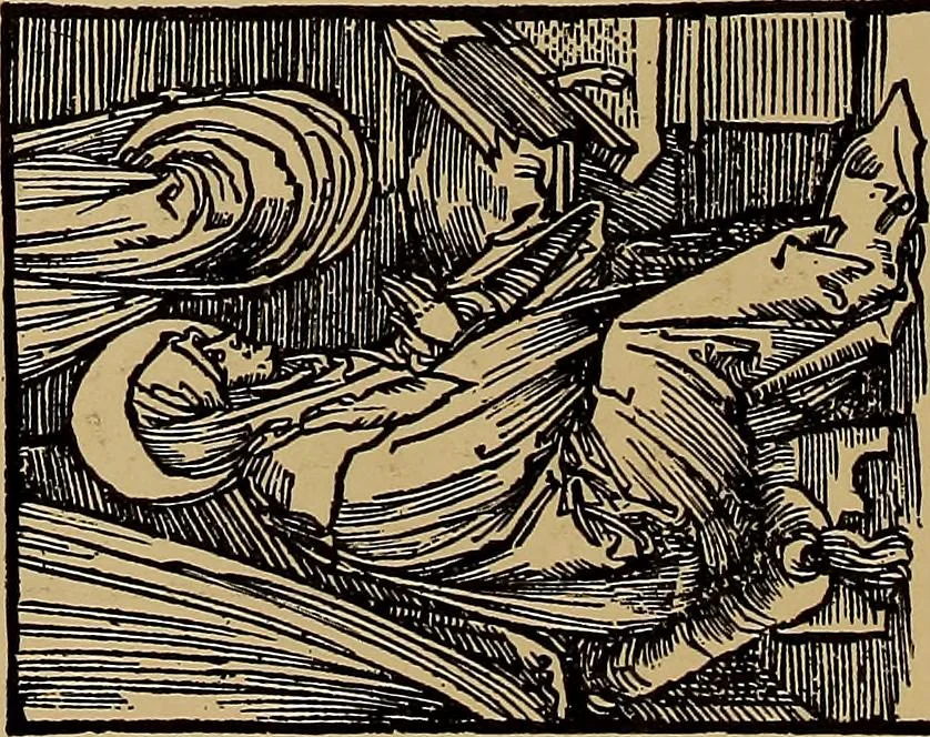 An illustration from Das Alte buch und seine ausstattung vom XV. bis zum XIX. jahrhundert: buchdruck, buchschmuck und einbände, 1915, leaf 80