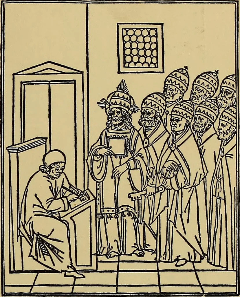 An illustration from Das Alte buch und seine ausstattung vom XV. bis zum XIX. jahrhundert: buchdruck, buchschmuck und einbände, 1915, leaf 87