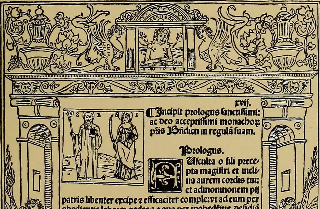 An illustration from Das Alte buch und seine ausstattung vom XV. bis zum XIX. jahrhundert: buchdruck, buchschmuck und einbände, 1915, leaf 87