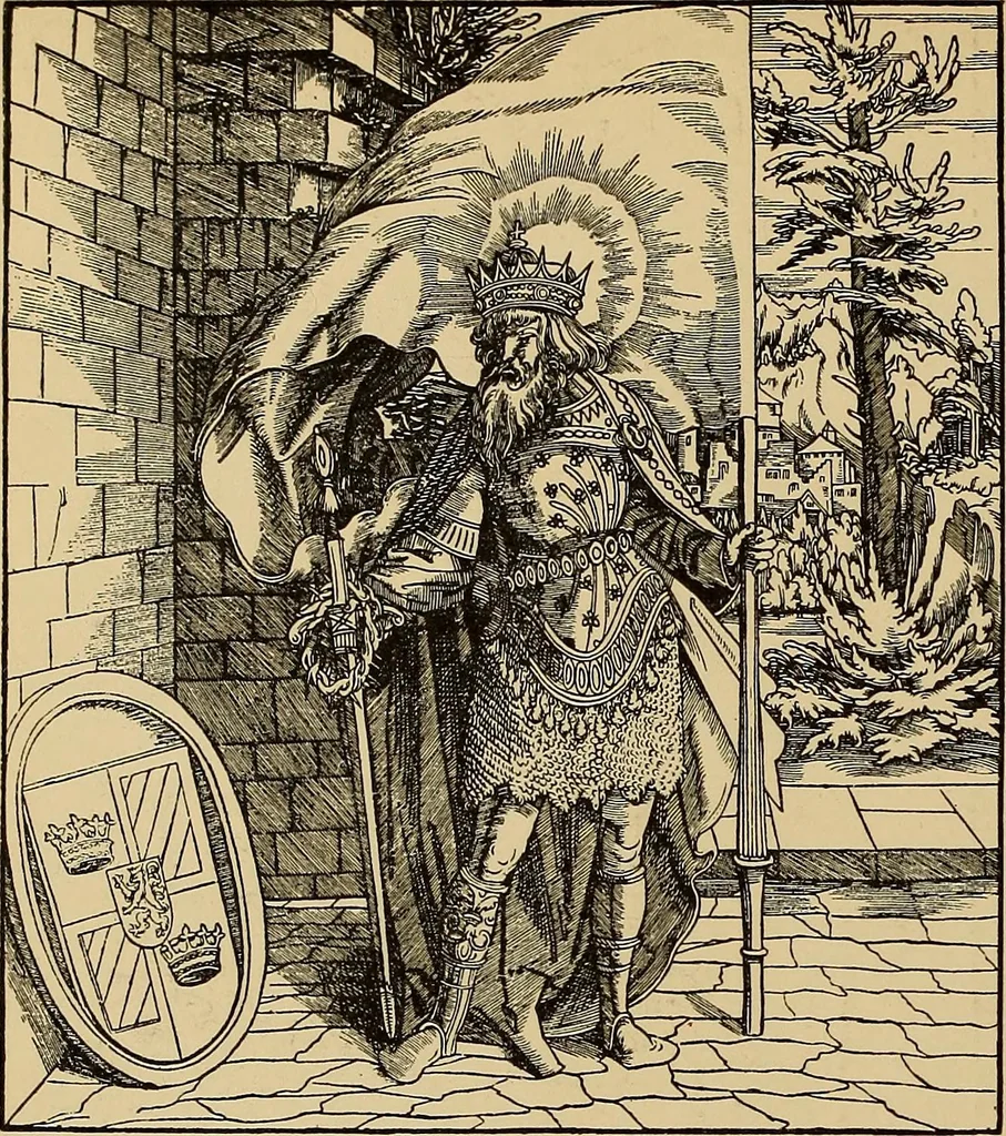 An illustration from Das Alte buch und seine ausstattung vom XV. bis zum XIX. jahrhundert: buchdruck, buchschmuck und einbände, 1915, leaf 90