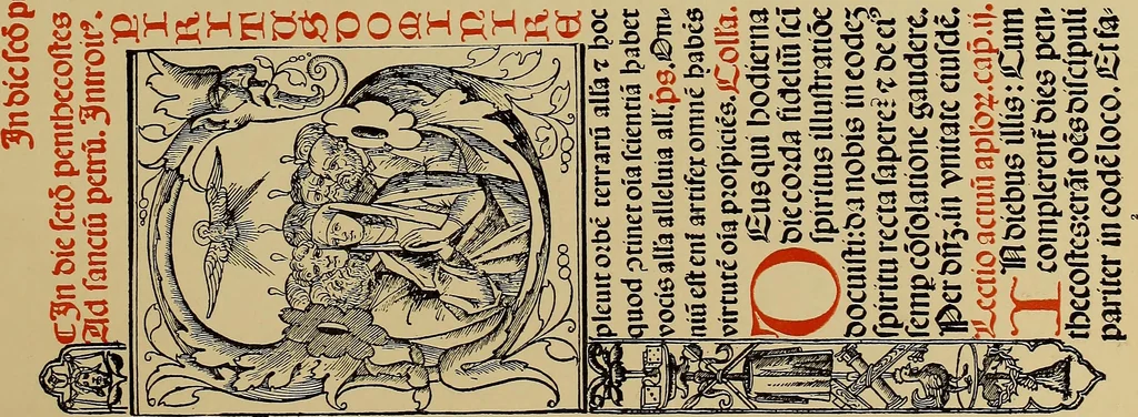 An illustration from Das Alte buch und seine ausstattung vom XV. bis zum XIX. jahrhundert: buchdruck, buchschmuck und einbände, 1915, leaf 91