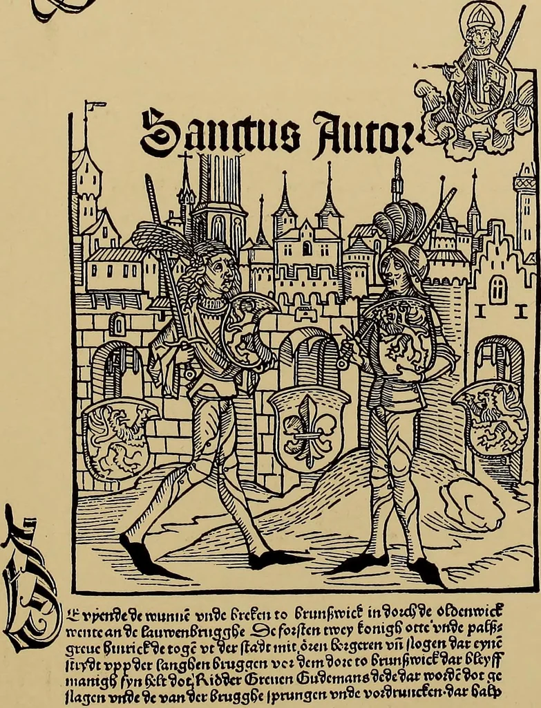 An illustration from Das Alte buch und seine ausstattung vom XV. bis zum XIX. jahrhundert: buchdruck, buchschmuck und einbände, 1915, leaf 96