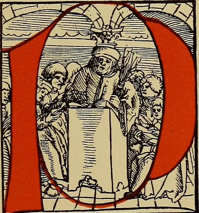 An illustration from Das Alte buch und seine ausstattung vom XV. bis zum XIX. jahrhundert: buchdruck, buchschmuck und einbände, 1915, leaf 97