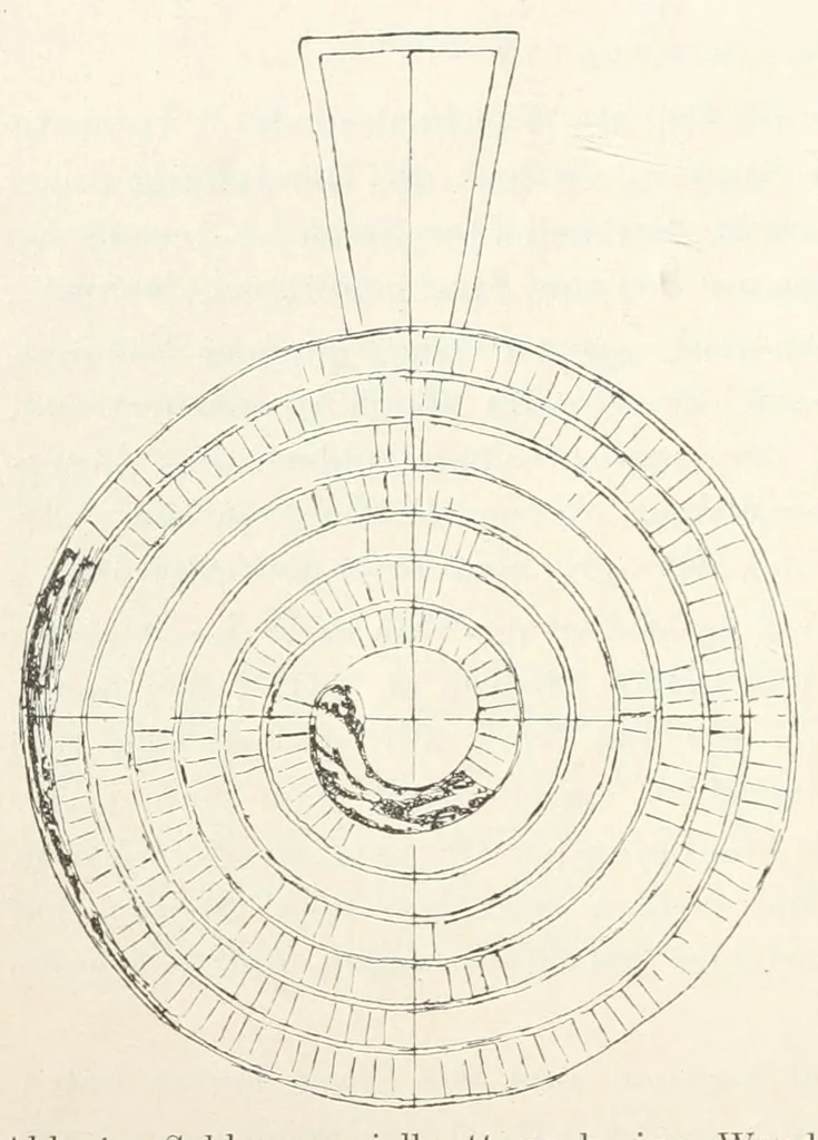 An illustration from Das altägyptische Schlangenspiel : eingegangen am 12. April 1920, 1920, leaf 12