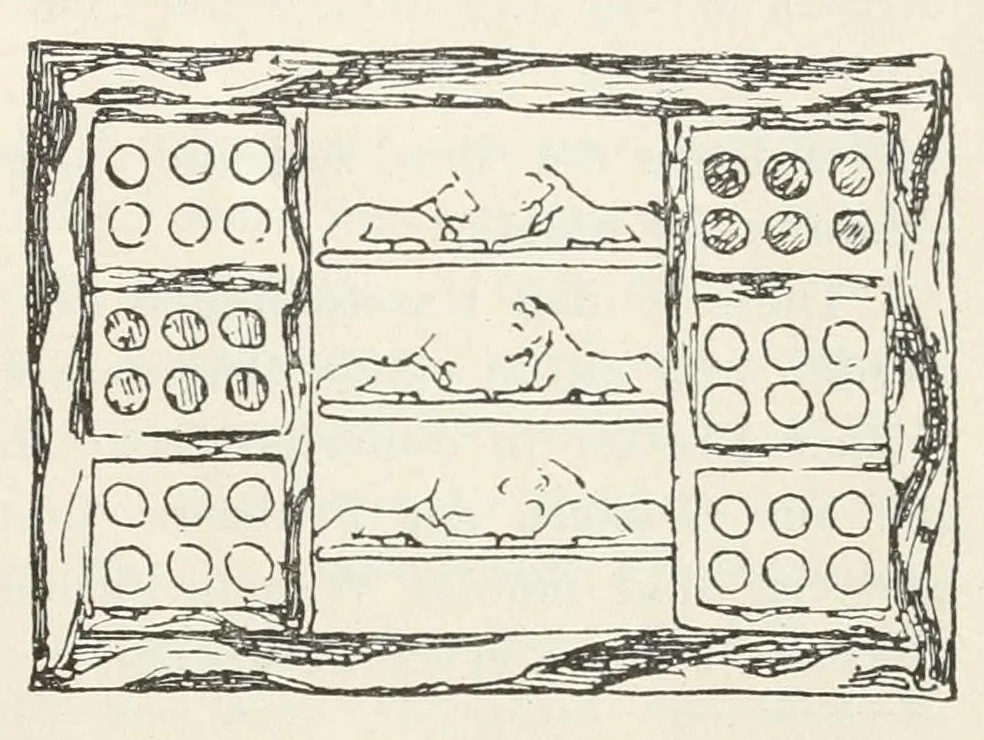 An illustration from Das altägyptische Schlangenspiel : eingegangen am 12. April 1920, 1920, leaf 13