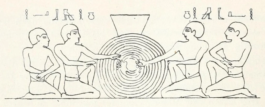 An illustration from Das altägyptische Schlangenspiel : eingegangen am 12. April 1920, 1920, leaf 14