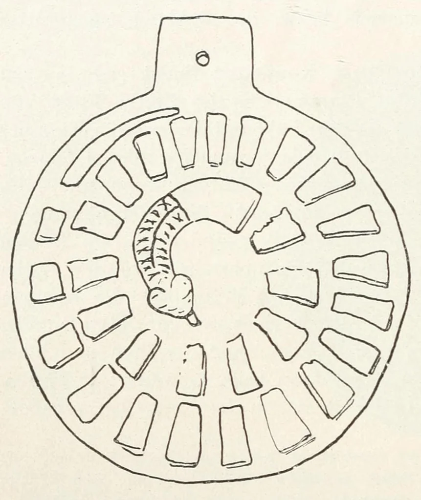 An illustration from Das altägyptische Schlangenspiel : eingegangen am 12. April 1920, 1920, leaf 18