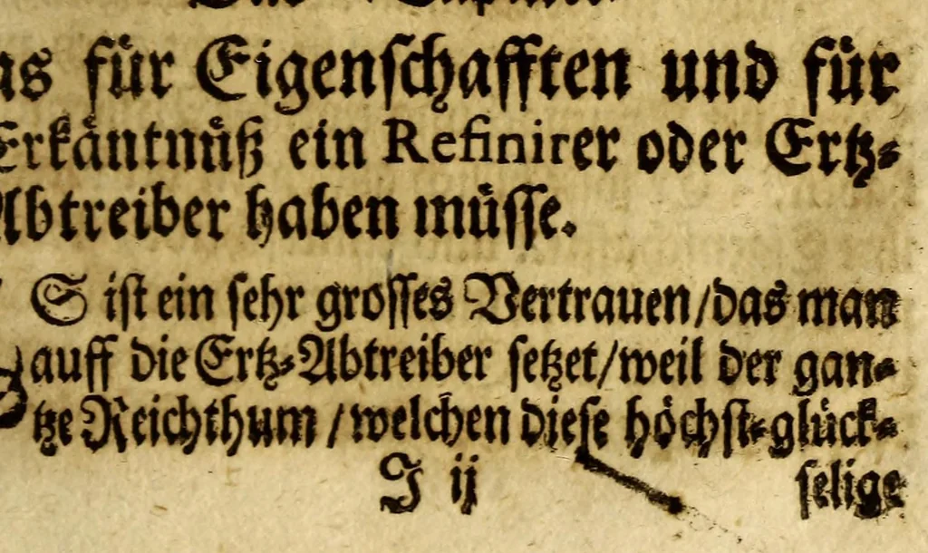 An illustration from Das andere Buch von der Kunst der Metallen : worinnen der gemeine Weg das Silber durch Qvecksilber fein zu machen gelehret wird nebst etlichen neuen Regulen solches desto besser ins Werck zu setzen., 1676, leaf 9