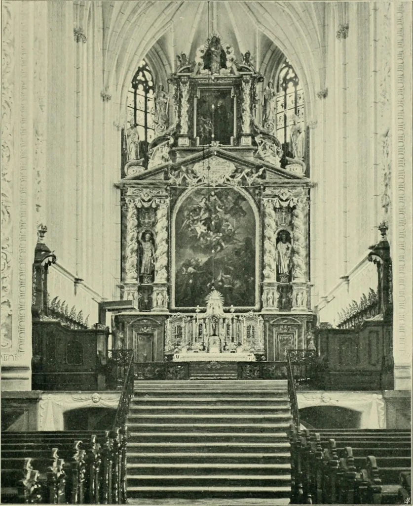An illustration from Das Benediktinerstift Göttweig, 1914, leaf 19