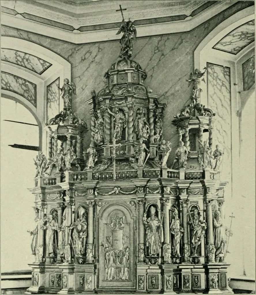 An illustration from Das Benediktinerstift Göttweig, 1914, leaf 26