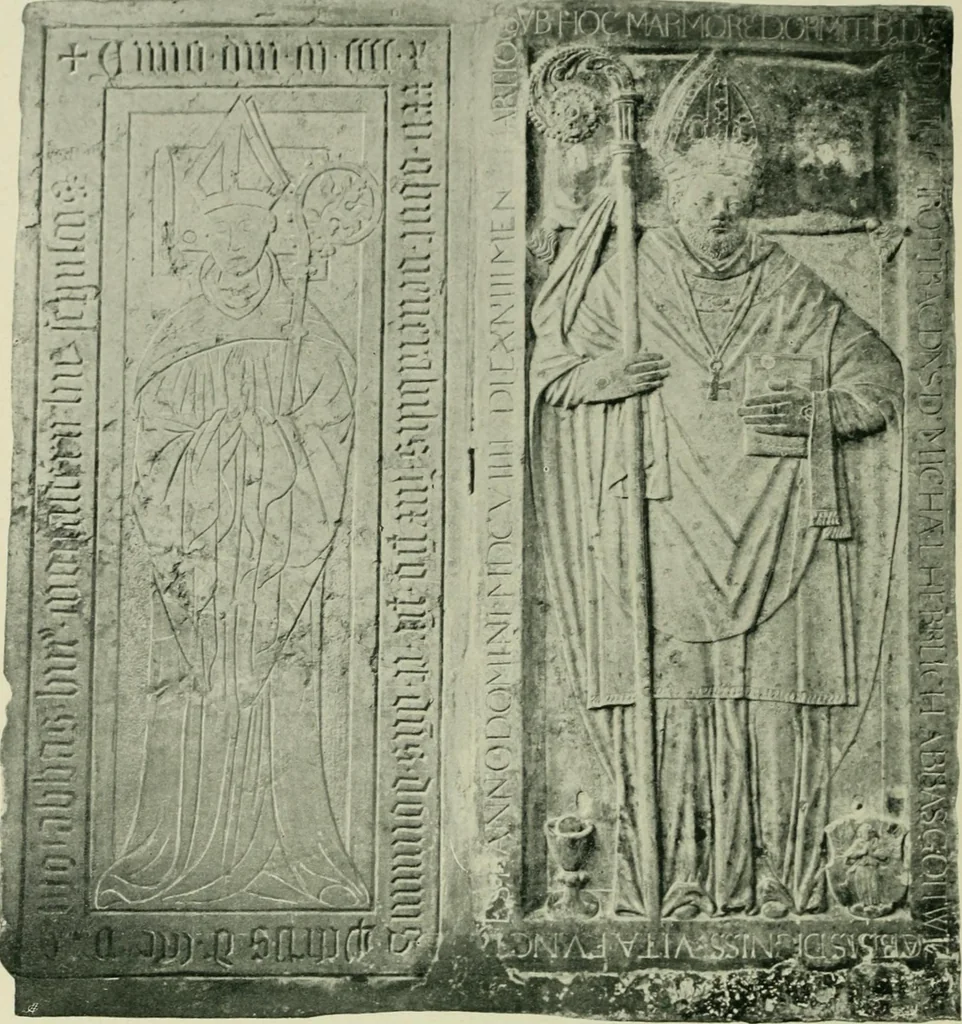 An illustration from Das Benediktinerstift Göttweig, 1914, leaf 28