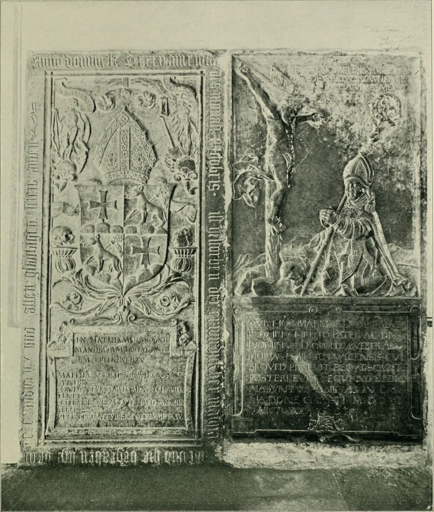 An illustration from Das Benediktinerstift Göttweig, 1914, leaf 29