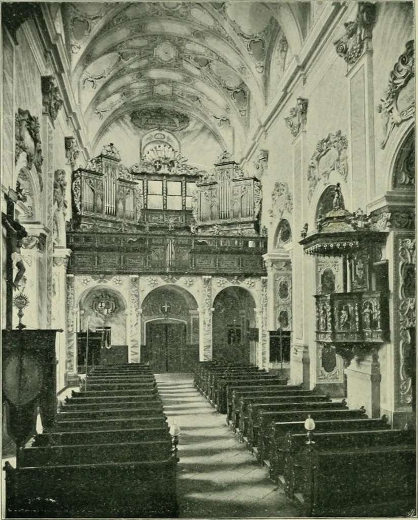An illustration from Das Benediktinerstift Göttweig, 1914, leaf 30
