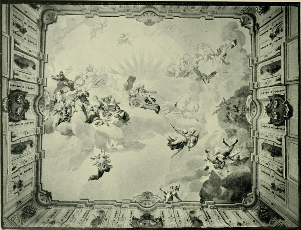 An illustration from Das Benediktinerstift Göttweig, 1914, leaf 32