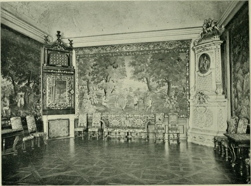 An illustration from Das Benediktinerstift Göttweig, 1914, leaf 34