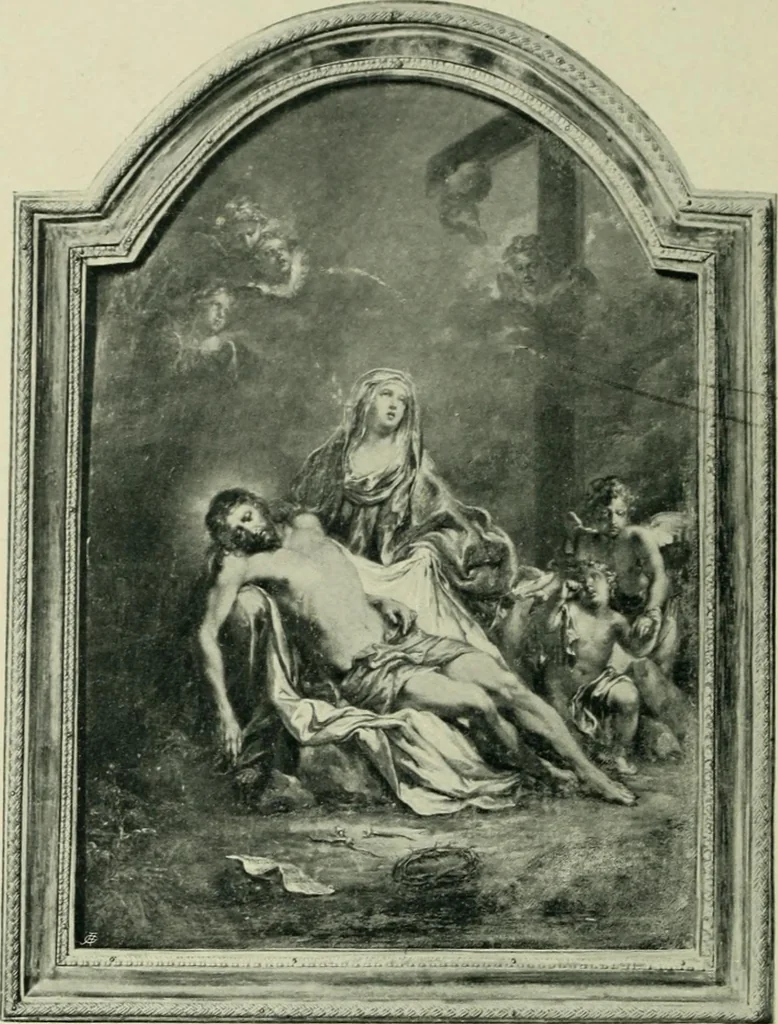 An illustration from Das Benediktinerstift Göttweig, 1914, leaf 40