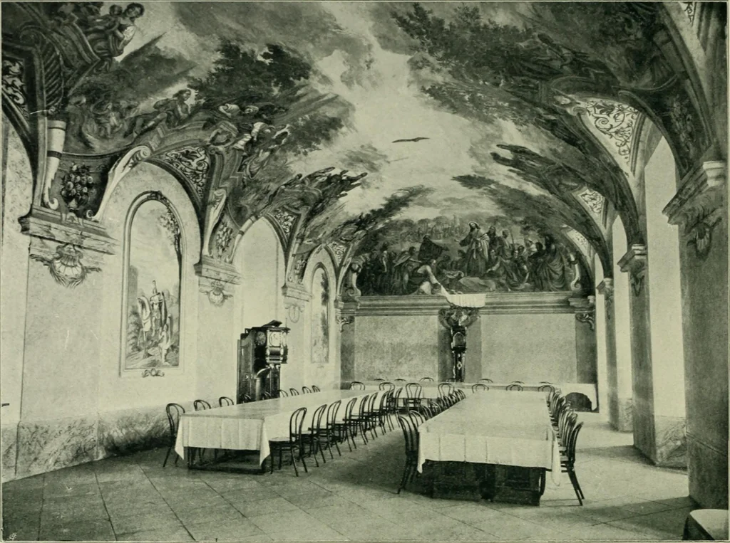 An illustration from Das Benediktinerstift Göttweig, 1914, leaf 44