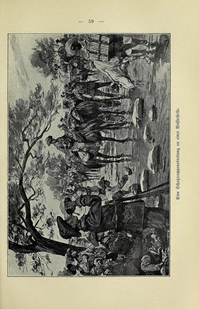 An illustration from Das Buch von unsern Kolonien, 1908, leaf 71