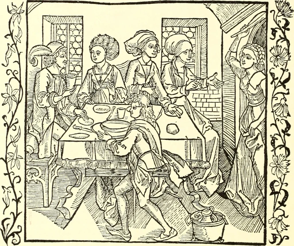 An illustration from Das deutsche Zimmer der Gothik und Renaissance : des Barock-, Rococo- und Zopfstils Anregungen zu häuslicher Kunstpflege, 1886, leaf 10