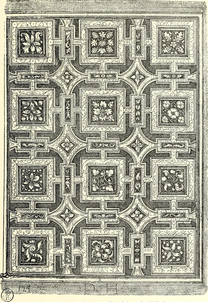 An illustration from Das deutsche Zimmer der Gothik und Renaissance : des Barock-, Rococo- und Zopfstils Anregungen zu häuslicher Kunstpflege, 1886, leaf 101