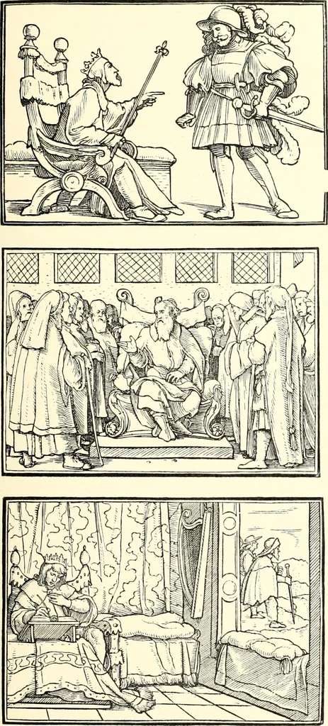 An illustration from Das deutsche Zimmer der Gothik und Renaissance : des Barock-, Rococo- und Zopfstils Anregungen zu häuslicher Kunstpflege, 1886, leaf 103