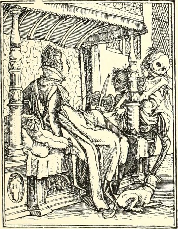An illustration from Das deutsche Zimmer der Gothik und Renaissance : des Barock-, Rococo- und Zopfstils Anregungen zu häuslicher Kunstpflege, 1886, leaf 119
