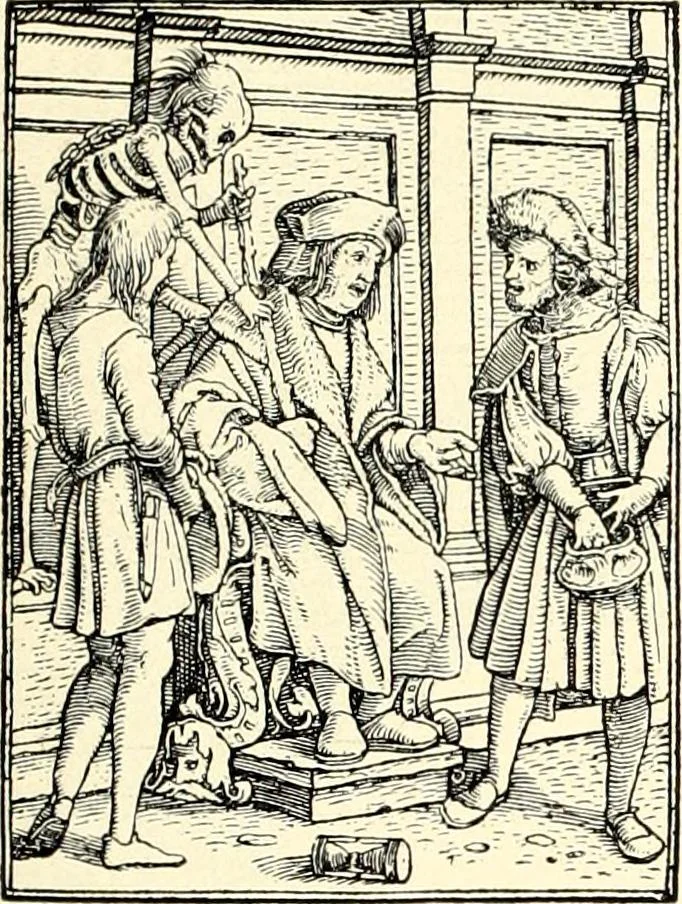 An illustration from Das deutsche Zimmer der Gothik und Renaissance : des Barock-, Rococo- und Zopfstils Anregungen zu häuslicher Kunstpflege, 1886, leaf 123