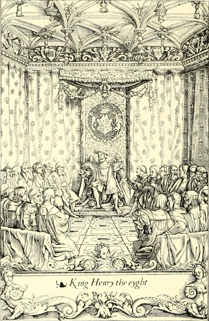 An illustration from Das deutsche Zimmer der Gothik und Renaissance : des Barock-, Rococo- und Zopfstils Anregungen zu häuslicher Kunstpflege, 1886, leaf 128