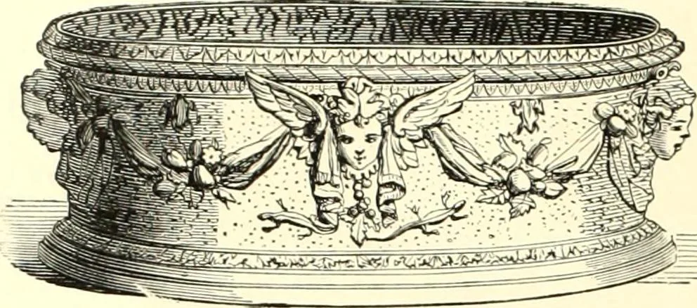 An illustration from Das deutsche Zimmer der Gothik und Renaissance : des Barock-, Rococo- und Zopfstils Anregungen zu häuslicher Kunstpflege, 1886, leaf 186