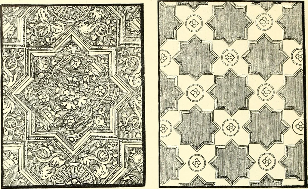 An illustration from Das deutsche Zimmer der Gothik und Renaissance : des Barock-, Rococo- und Zopfstils Anregungen zu häuslicher Kunstpflege, 1886, leaf 196