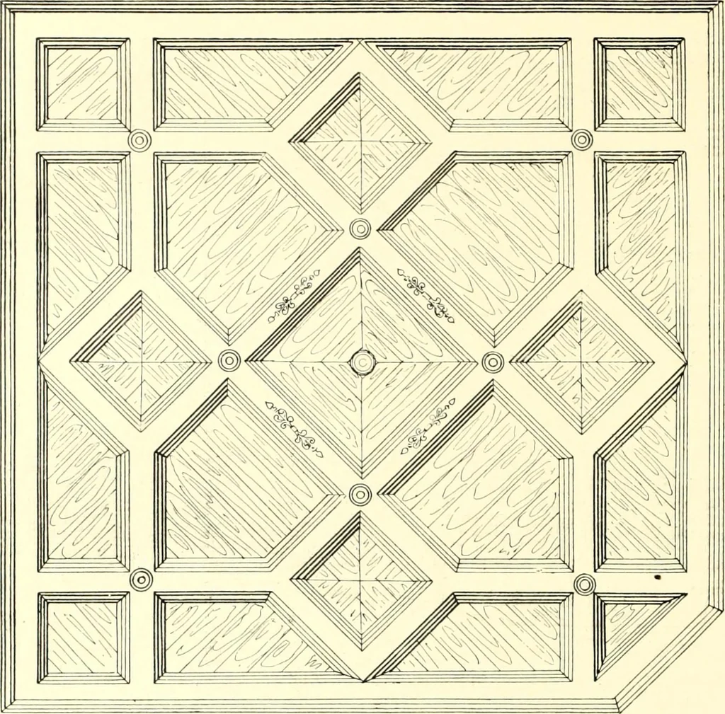 An illustration from Das deutsche Zimmer der Gothik und Renaissance : des Barock-, Rococo- und Zopfstils Anregungen zu häuslicher Kunstpflege, 1886, leaf 206