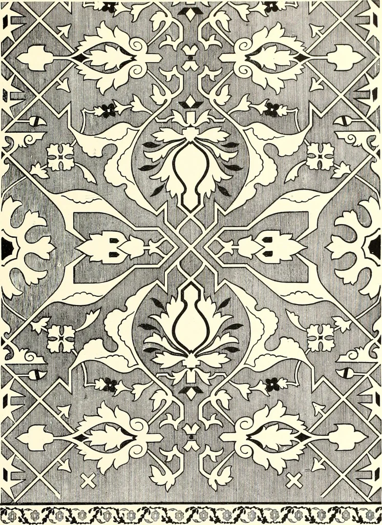 An illustration from Das deutsche Zimmer der Gothik und Renaissance : des Barock-, Rococo- und Zopfstils Anregungen zu häuslicher Kunstpflege, 1886, leaf 21