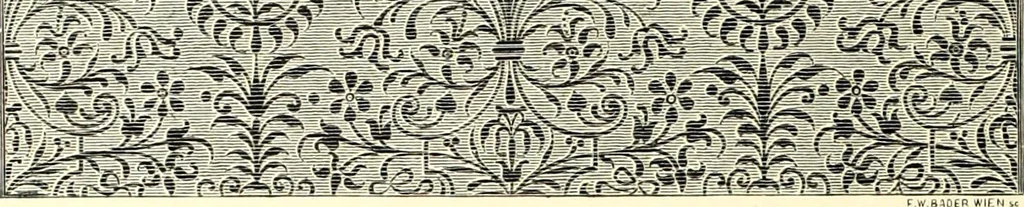 An illustration from Das deutsche Zimmer der Gothik und Renaissance : des Barock-, Rococo- und Zopfstils Anregungen zu häuslicher Kunstpflege, 1886, leaf 212