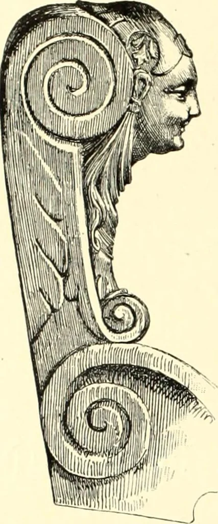 An illustration from Das deutsche Zimmer der Gothik und Renaissance : des Barock-, Rococo- und Zopfstils Anregungen zu häuslicher Kunstpflege, 1886, leaf 218