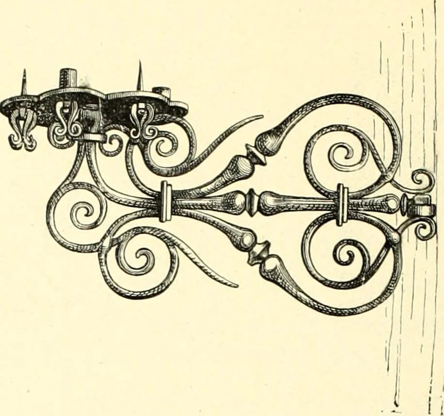 An illustration from Das deutsche Zimmer der Gothik und Renaissance : des Barock-, Rococo- und Zopfstils Anregungen zu häuslicher Kunstpflege, 1886, leaf 248