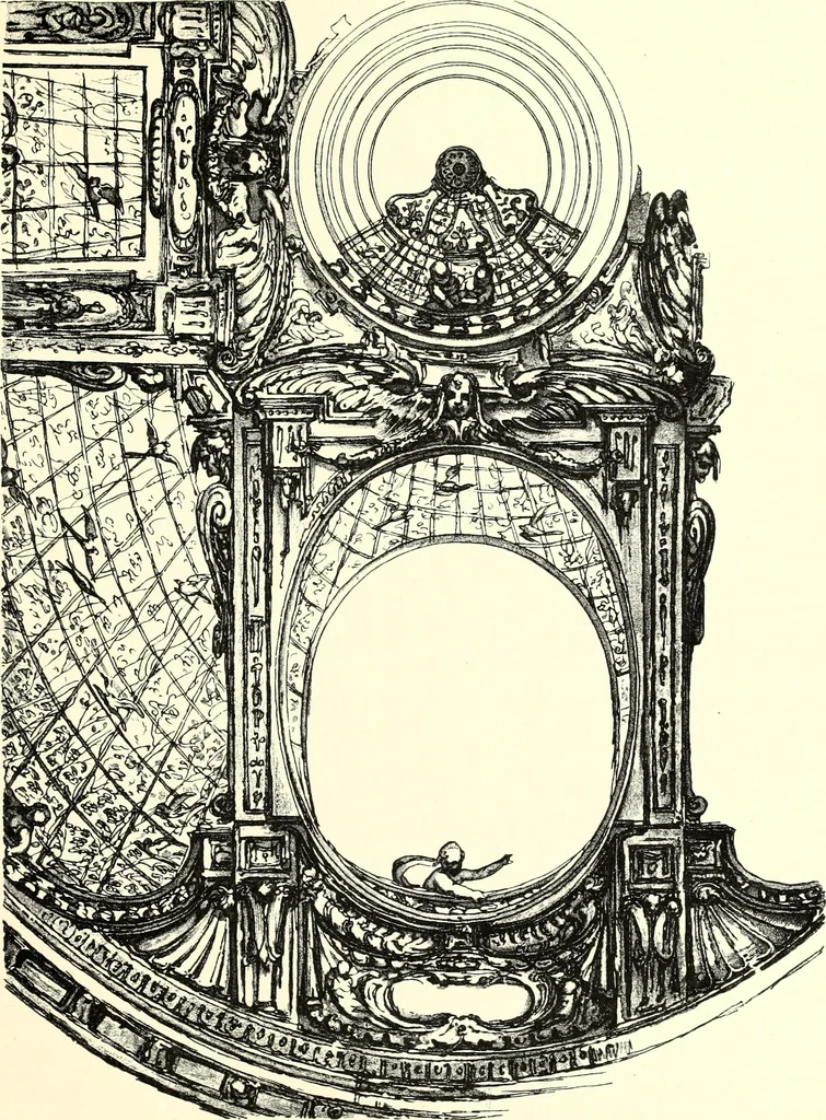 An illustration from Das deutsche Zimmer der Gothik und Renaissance : des Barock-, Rococo- und Zopfstils Anregungen zu häuslicher Kunstpflege, 1886, leaf 261