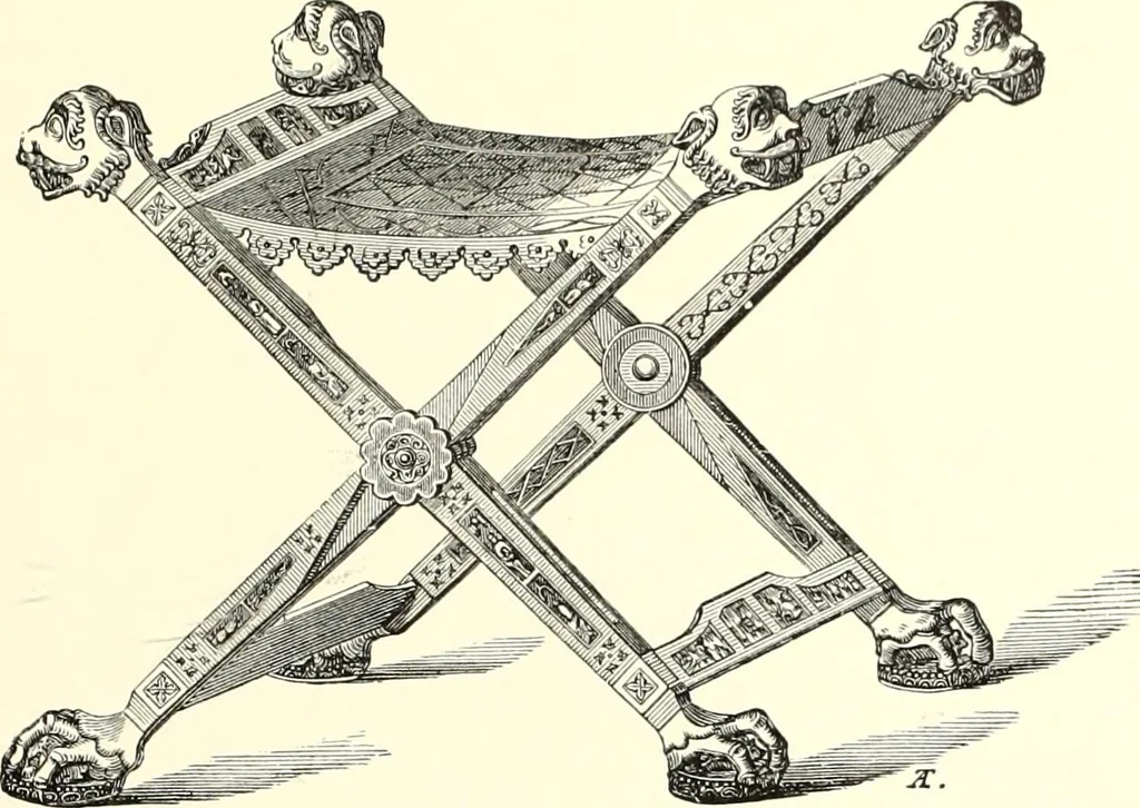 An illustration from Das deutsche Zimmer der Gothik und Renaissance : des Barock-, Rococo- und Zopfstils Anregungen zu häuslicher Kunstpflege, 1886, leaf 27