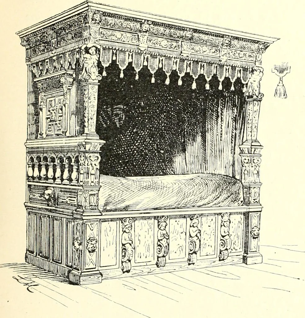 An illustration from Das deutsche Zimmer der Gothik und Renaissance : des Barock-, Rococo- und Zopfstils Anregungen zu häuslicher Kunstpflege, 1886, leaf 271