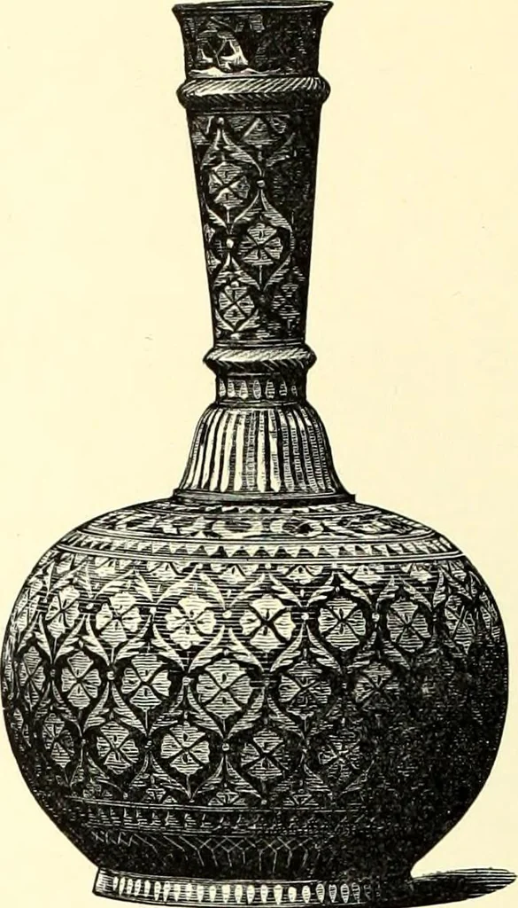 An illustration from Das deutsche Zimmer der Gothik und Renaissance : des Barock-, Rococo- und Zopfstils Anregungen zu häuslicher Kunstpflege, 1886, leaf 28