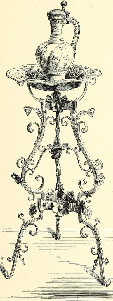 An illustration from Das deutsche Zimmer der Gothik und Renaissance : des Barock-, Rococo- und Zopfstils Anregungen zu häuslicher Kunstpflege, 1886, leaf 297