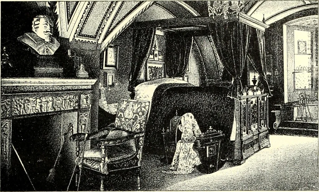 An illustration from Das deutsche Zimmer der Gothik und Renaissance : des Barock-, Rococo- und Zopfstils Anregungen zu häuslicher Kunstpflege, 1886, leaf 299
