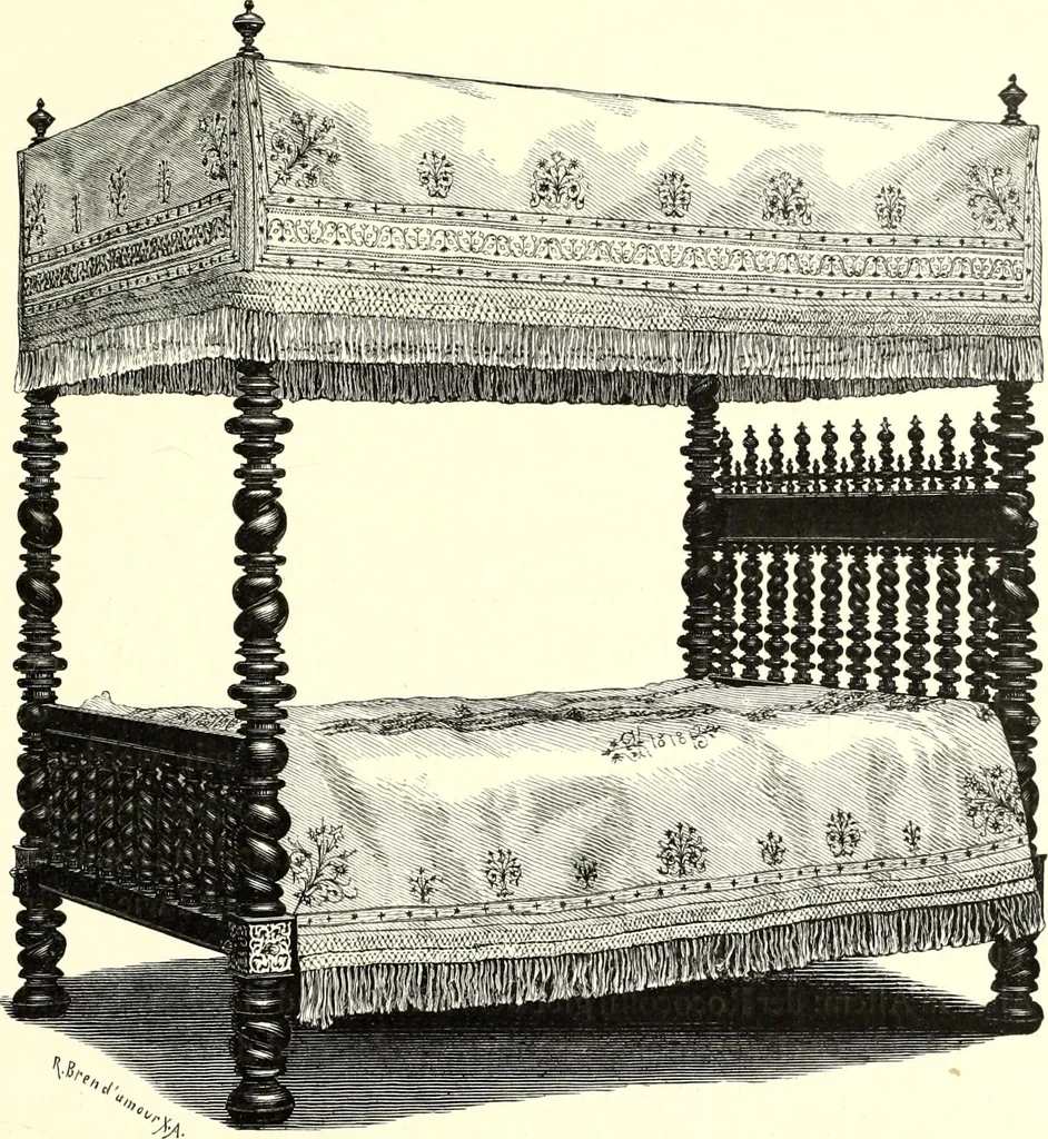 An illustration from Das deutsche Zimmer der Gothik und Renaissance : des Barock-, Rococo- und Zopfstils Anregungen zu häuslicher Kunstpflege, 1886, leaf 353